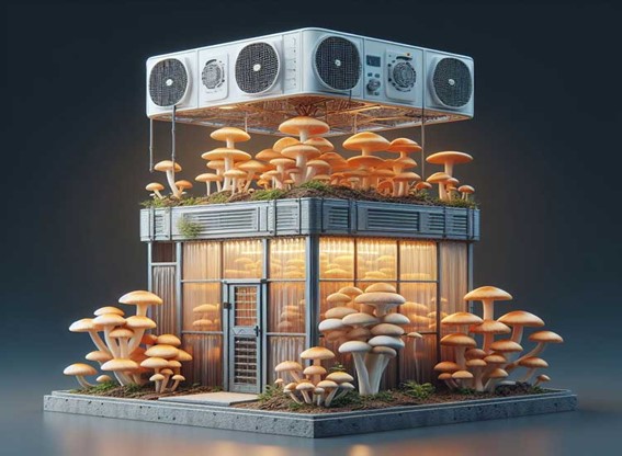 مواد اولیه برای پرورش قارچ در سالن